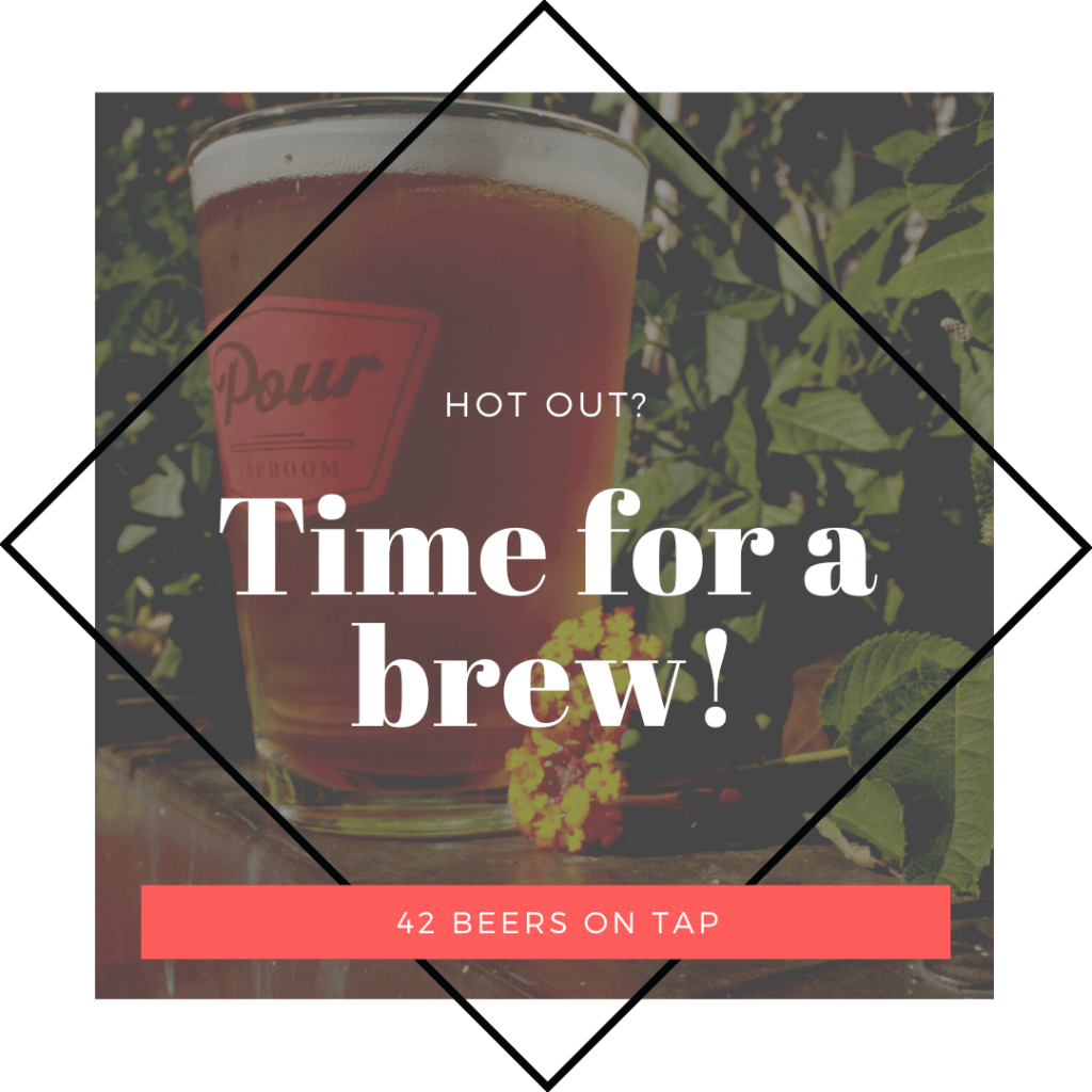 [Instagram Post] Hot Out? Time for a brew! 42 beers on tap.